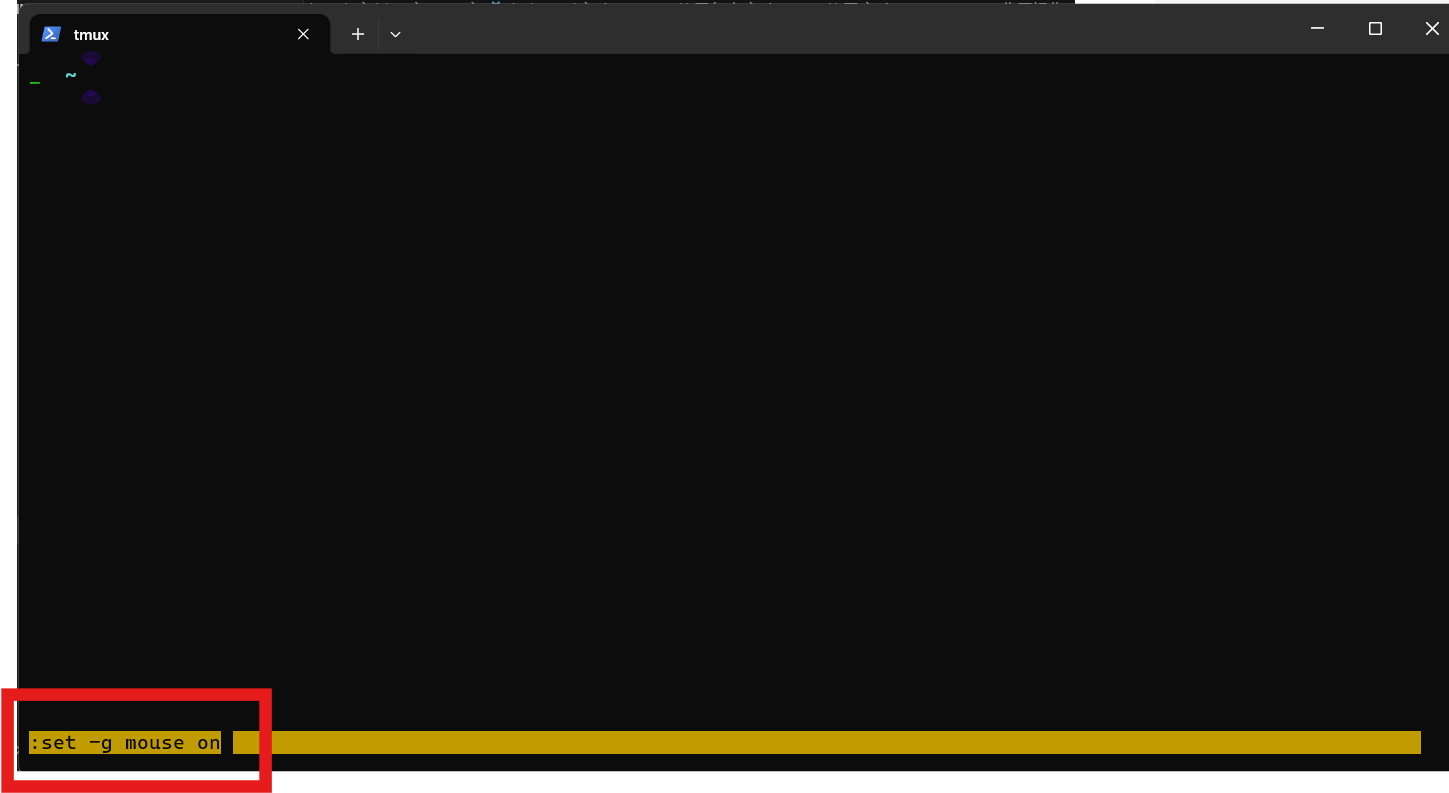 开启鼠标模式命令